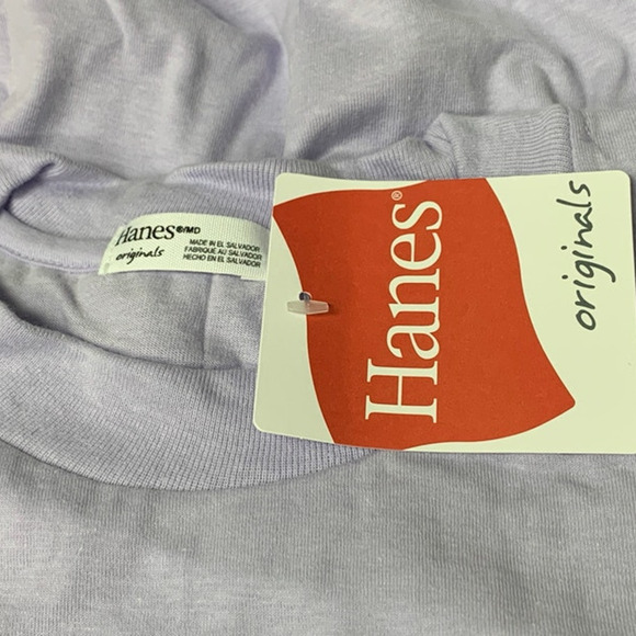 New Hanes Womens Small Original Ringspun Cotton Jersey Cap Sleeve Muscle Tee - Picture 4 of 6